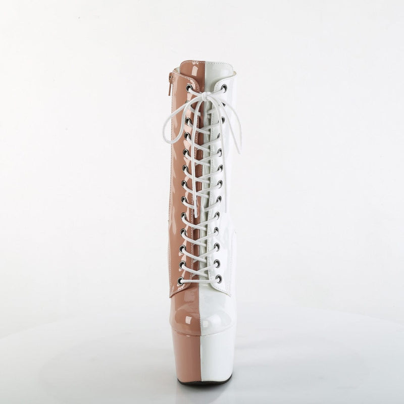 ADORE-1040TT Blush-White Patent/Blush-White Pleaser US Size (Women's): 5