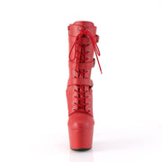 ADORE-1043 Red Faux Leather/Matching Pleaser US Size (Women's): 5