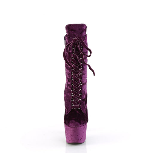 ADORE-1045VEL Purple Velvet/Purple Velvet Pleaser US Size (Women's): 5