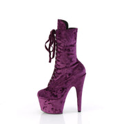 ADORE-1045VEL Purple Velvet/Purple Velvet Pleaser US Size (Women's): 5