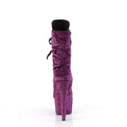 ADORE-1045VEL Purple Velvet/Purple Velvet Pleaser US Size (Women's): 5
