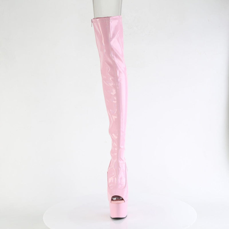 ADORE-3011HWR Baby Pink Stretch Hologram/Baby Pink Pleaser US Size (Women's): 5