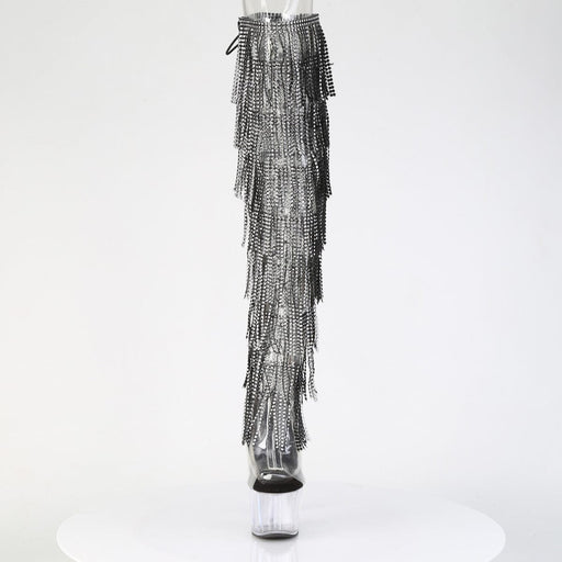 ADORE-3019C-RSF Clear-Black/Clear Pleaser US Size (Women's): 5