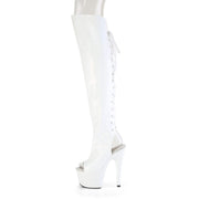 ADORE-3019HWR White Stretch Hologram/White Hologram Pleaser US Size (Women's): 5