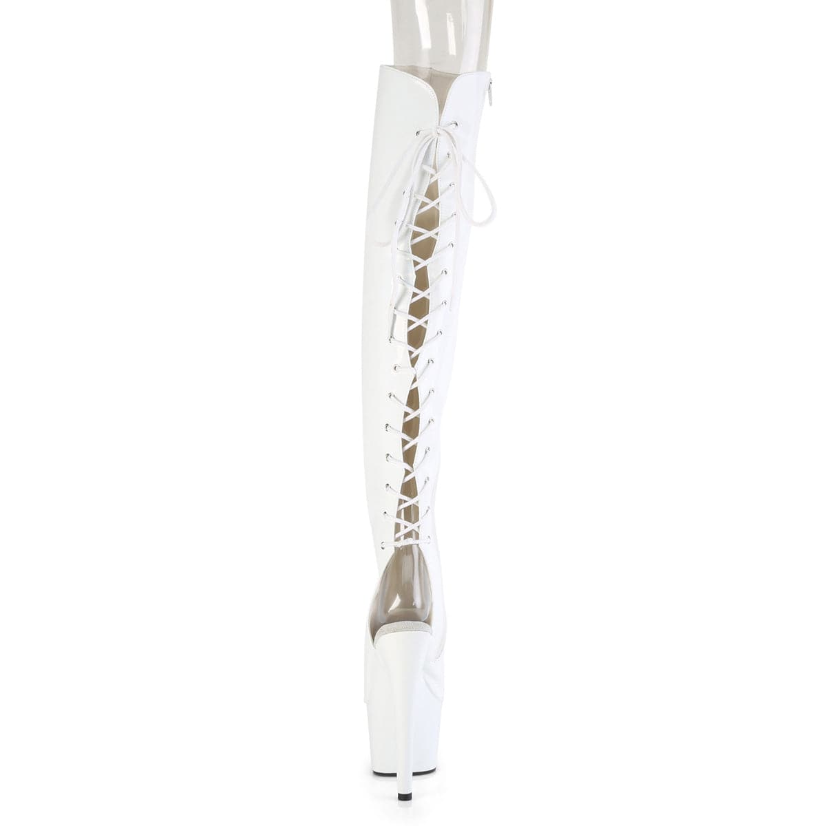 ADORE-3019HWR White Stretch Hologram/White Hologram Pleaser US Size (Women's): 5