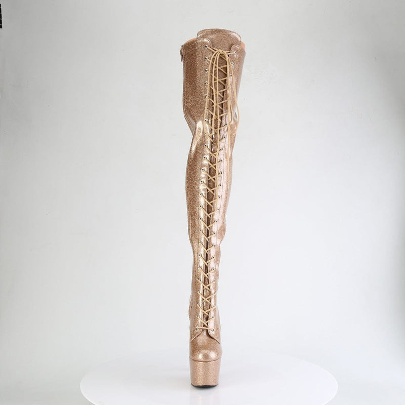 ADORE-3020GP Gold Glitter Patent/M Pleaser US Size (Women's): 5