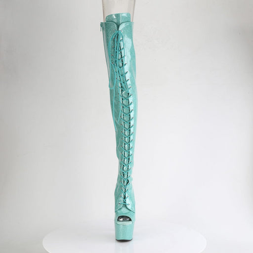 ADORE-3021GP Aqua Glitter Patent/M Pleaser US Size (Women's): 5