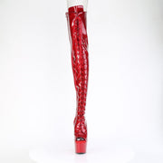 ADORE-3021GP Red Glitter Patent/M Pleaser US Size (Women's): 5