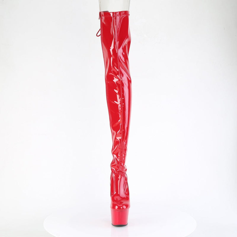 ADORE-3850 Red Stretch Patent/Red Pleaser US Size (Women's): 5
