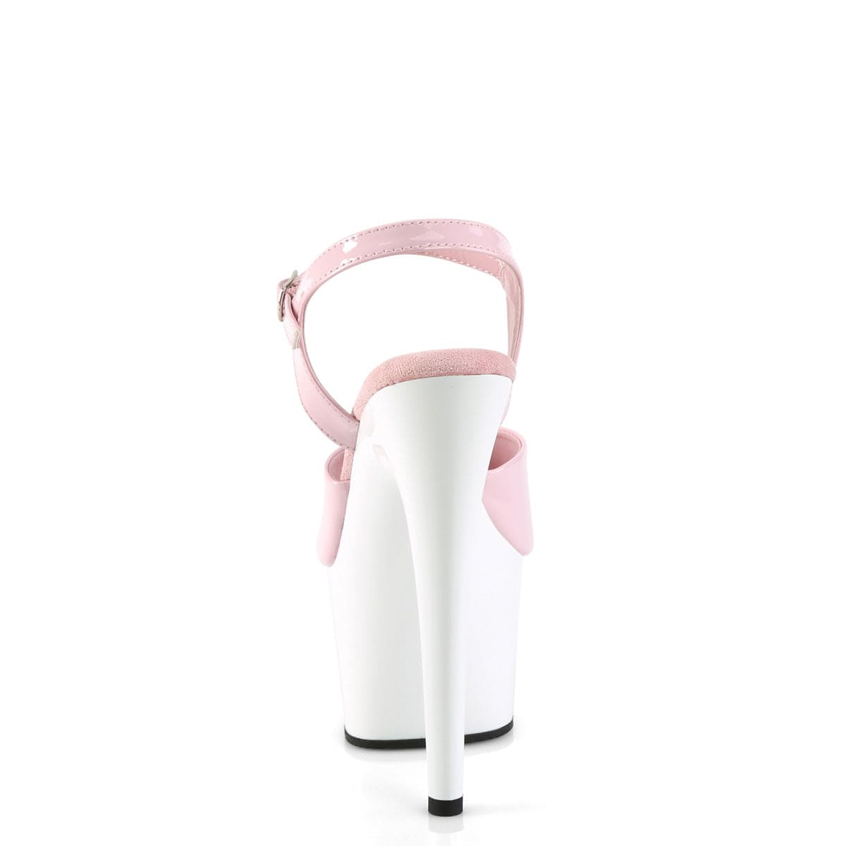 ADORE-709 Baby Pink Patent/White Pleaser US Size (Women's): 5