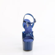 ADORE-709GP Navy Blue Glitter Patent/M Pleaser US Size (Women's): 5