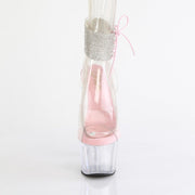 ADORE-791-2RS Clear-Baby Pink/Clear Pleaser US Size (Women's): 5
