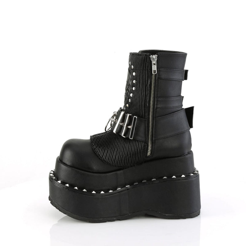 BEAR-150 Black Vegan Leather Demonia US Size (Women's): 6