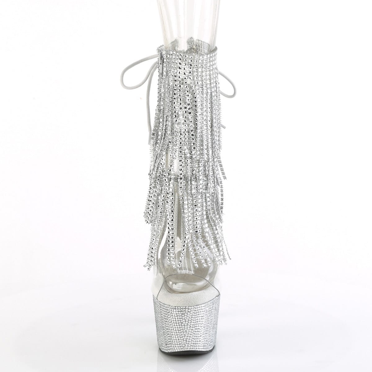 BEJEWELED-1017RSF-7 Clear-Silver/Silver Rhinestones Pleaser US Size (Women's): 5
