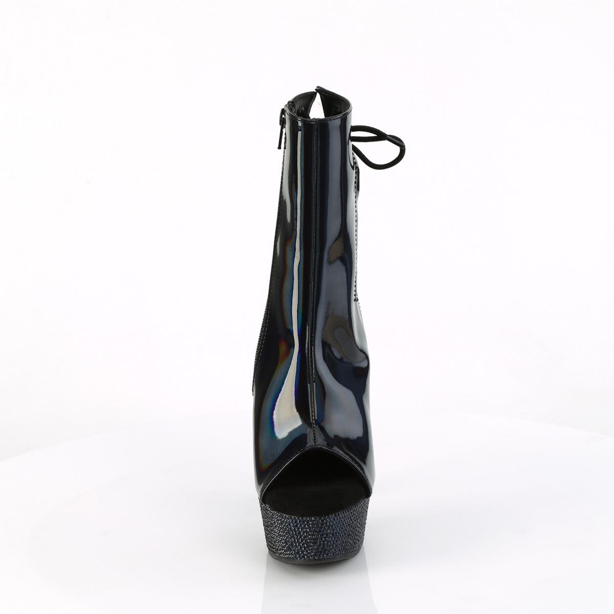 BEJEWELED-1018DM-6 Black Hologram Patent/Midnight Black Rhinestones Pleaser US Size (Women's): 5