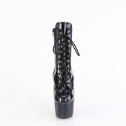 BEJEWELED-1020-7 Black Hologram Patent/Midnight Black Rhinestones Pleaser US Size (Women's): 5