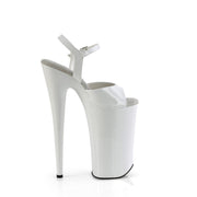 BEYOND-009 White Patent/White Pleaser US Size (Women's): 5