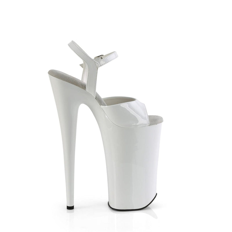 BEYOND-009 White Patent/White Pleaser US Size (Women's): 5