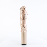 BEYOND-1020 Nude Patent/Nude Pleaser US Size (Women's): 5