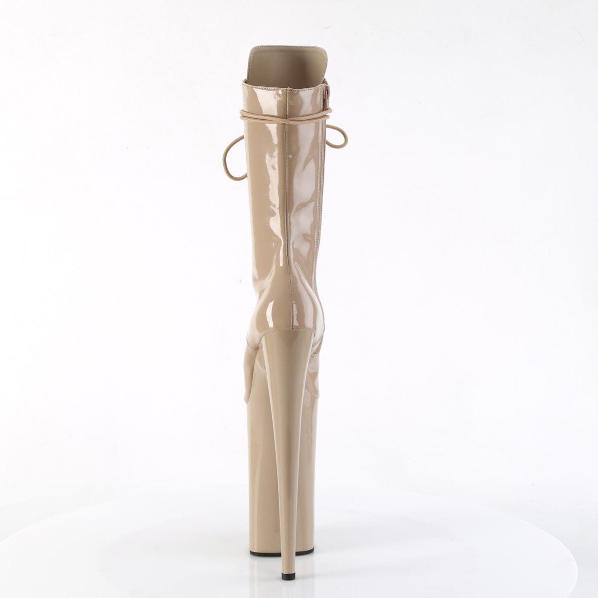 BEYOND-1050 Nude Patent/Nude Pleaser US Size (Women's): 5