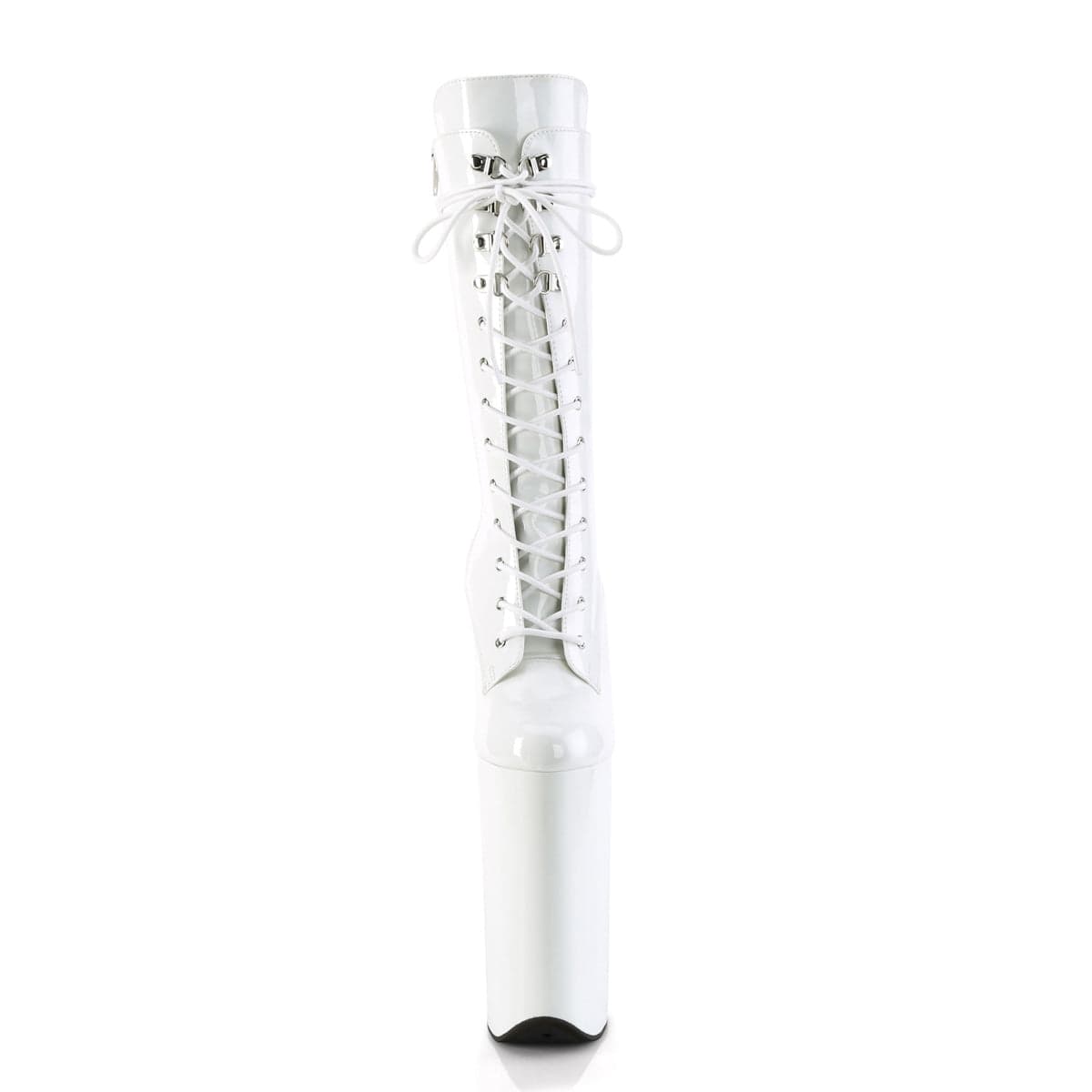 BEYOND-1050 White Patent/White Pleaser US Size (Women's): 5