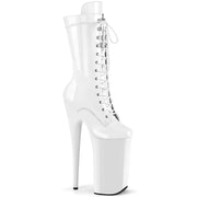 BEYOND-1050 White Patent/White Pleaser US Size (Women's): 5