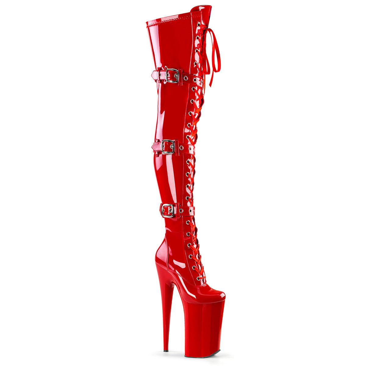 BEYOND-3028 Red Stretch Patent/Red