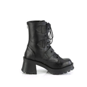 BRATTY-118 Black Vegan Leather Demonia US Size (Women's): 6