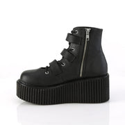 CREEPER-260 Black Vegan Leather Demonia US Size (Women's): 6