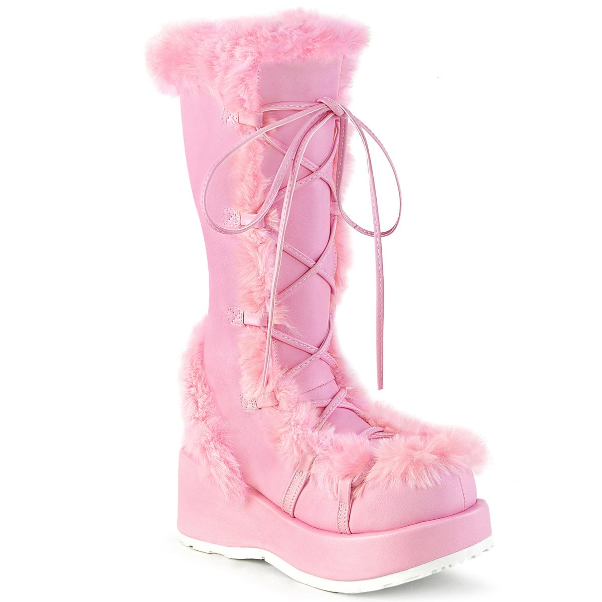 CUBBY-311 Baby Pink Vegan Leather Demonia US Size (Women's): 6