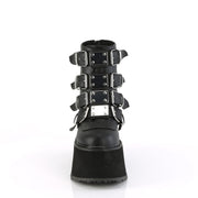 DAMNED-105 Black Vegan Leather Demonia US Size (Women's): 6
