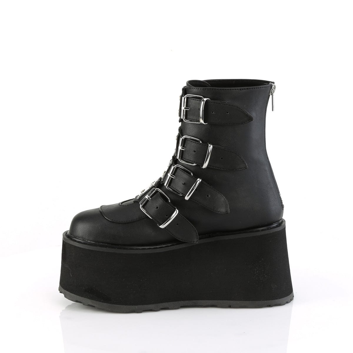 DAMNED-105 Black Vegan Leather Demonia US Size (Women's): 6