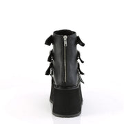 DAMNED-105 Black Vegan Leather Demonia US Size (Women's): 6