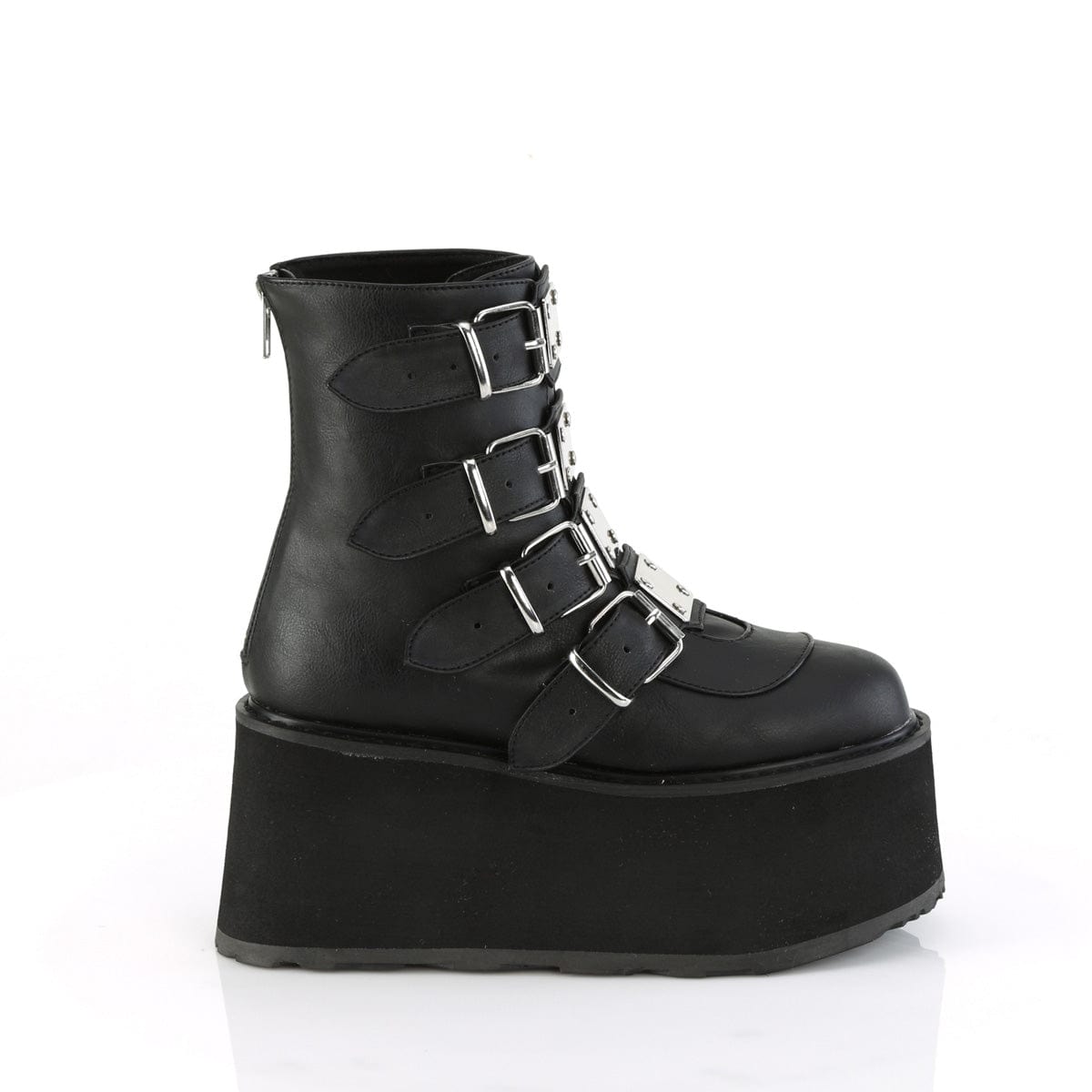 DAMNED-105 Black Vegan Leather Demonia US Size (Women's): 6