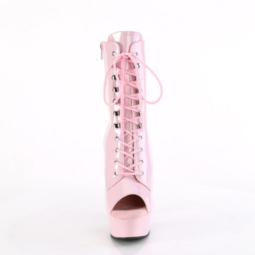 DELIGHT-1021 Baby Pink Patent/Baby Pink Pleaser US Size (Women's): 5