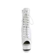 DELIGHT-1021 White Patent/White Pleaser US Size (Women's): 5