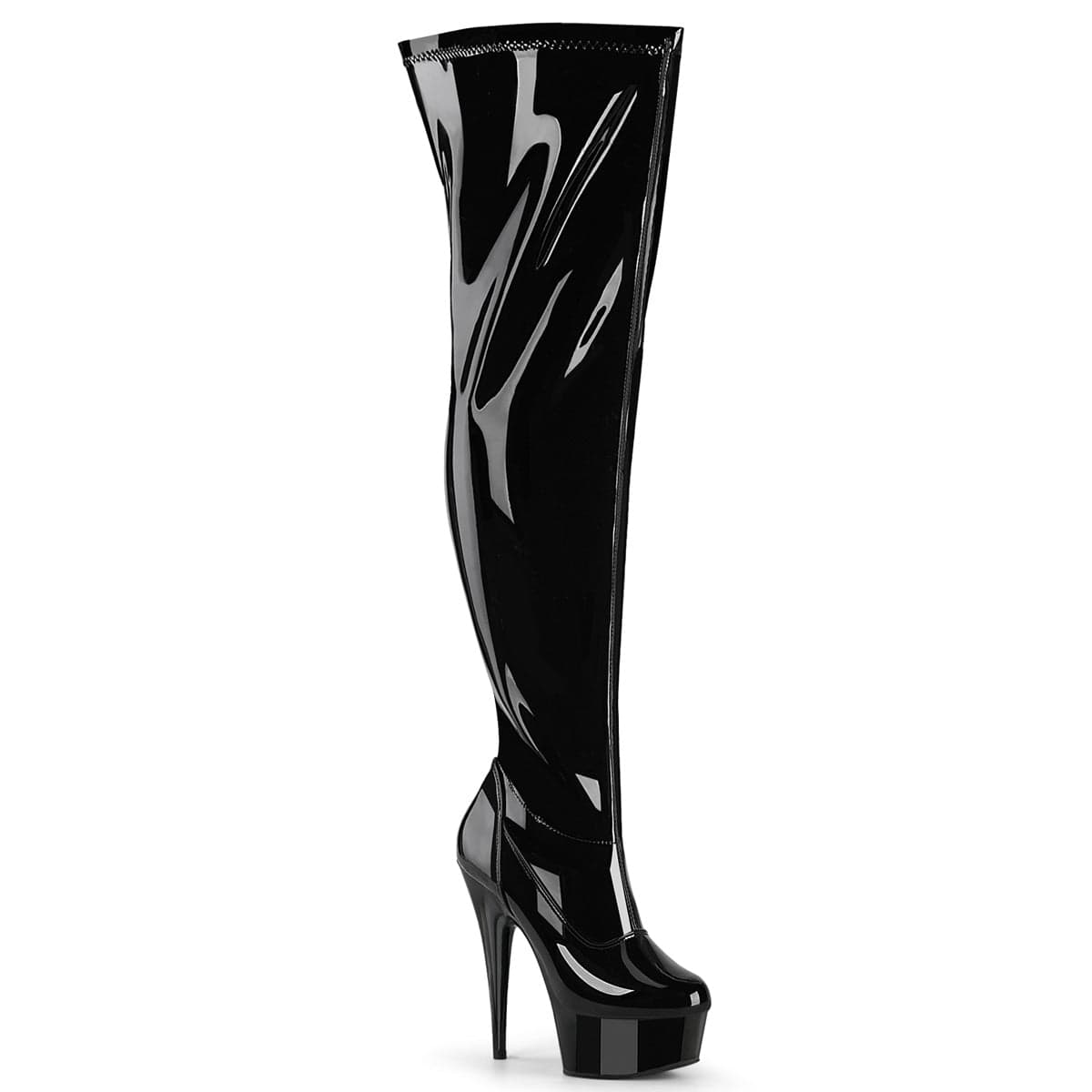 DELIGHT-3000WCF Black Stretch Patent/Black