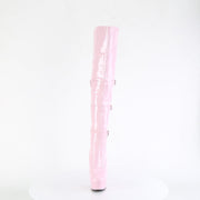 DELIGHT-3018 Baby Pink Stretch Patent/Baby Pink Pleaser US Size (Women's): 5