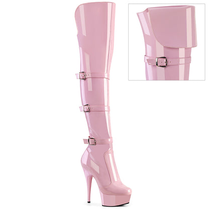 DELIGHT-3018 Baby Pink Stretch Pat/Baby Pink