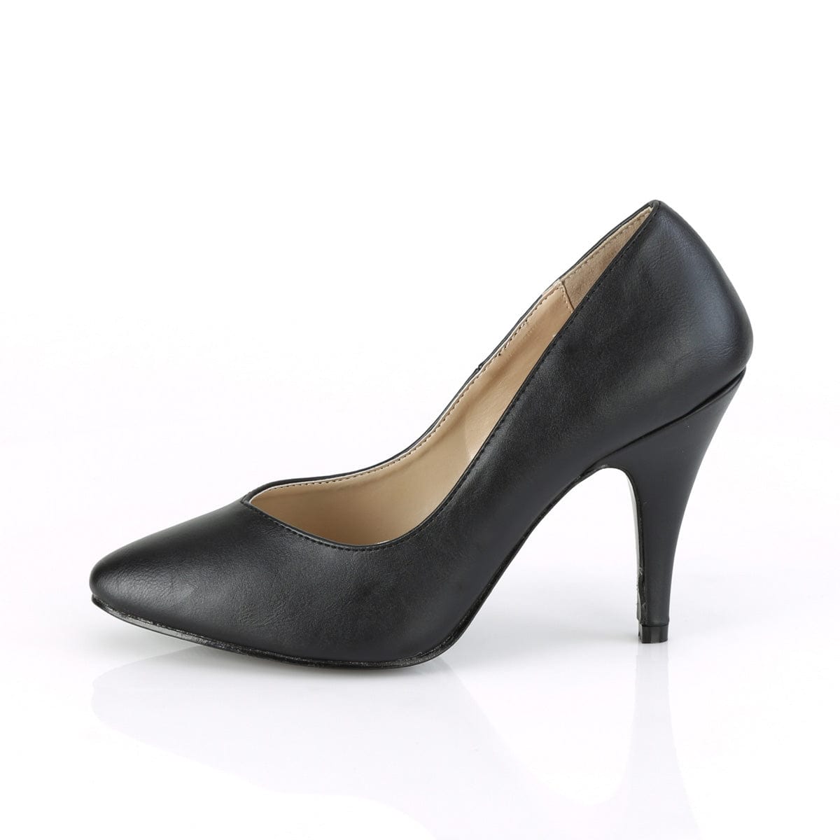 DREAM-420W Black Faux Leather CURRENT Pleaser Pink Label US Size (Women's): 6