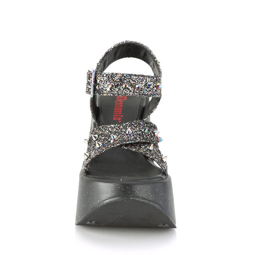 DYNAMITE-02 Black Multi Glitter Shoes Demonia US Size (Women's): 6