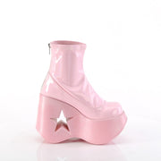 DYNAMITE-100 Baby Pink Stretch Hologram Demonia US Size (Women's): 6