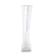 DYNAMITE-218 White Patent -White Multi Glitter Demonia US Size (Women's): 6