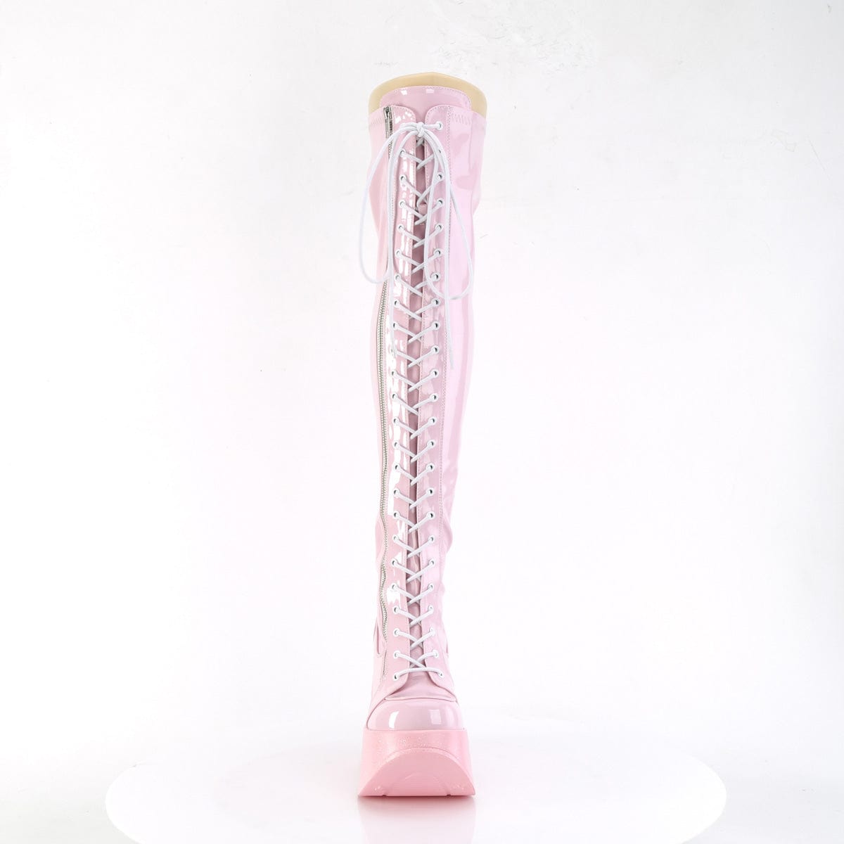 DYNAMITE-300 Baby Pink Stretch Hologram Demonia US Size (Women's): 6