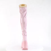 DYNAMITE-300 Baby Pink Stretch Hologram Demonia US Size (Women's): 6