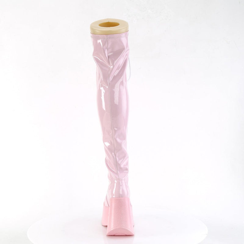 DYNAMITE-300 Baby Pink Stretch Hologram Demonia US Size (Women's): 6