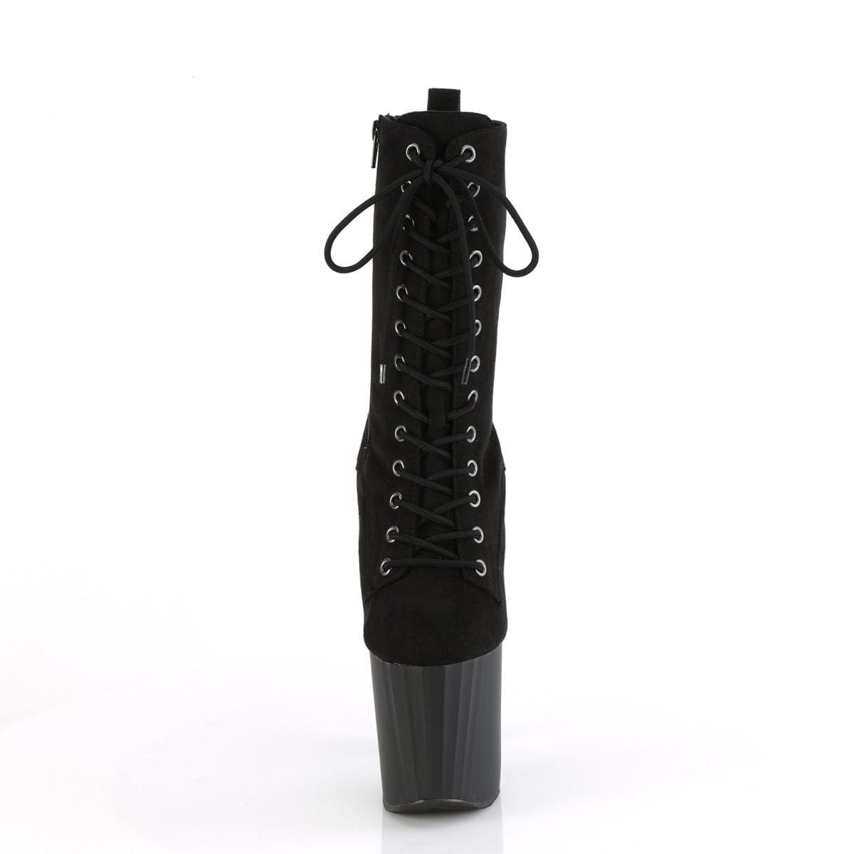 ENCHANT-1040 Black Faux Suede/Black Matte Pleaser US Size (Women's): 5