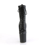 ENCHANT-1040 Black Faux Leather/Black Matte Pleaser US Size (Women's): 5