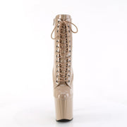 ENCHANT-1040 Nude Patent/Nude Pleaser US Size (Women's): 5