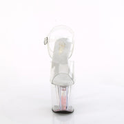 ENCHANT-708AQUA-01 Clear/Clear-Baby Pink Pleaser US Size (Women's): 5